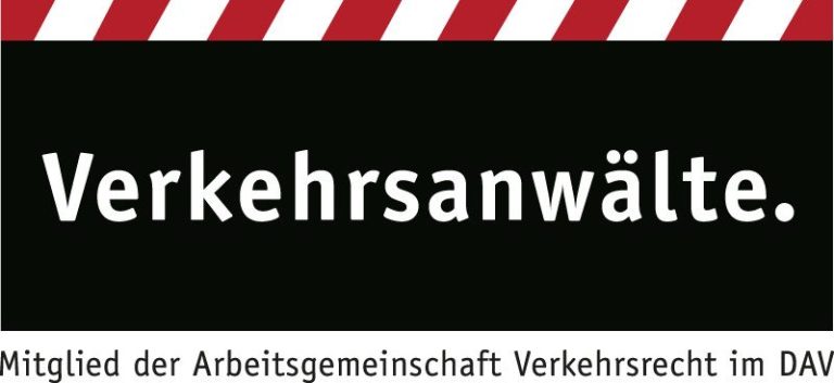 Logo der Arbeitsgemeinschaft Verkehrsrecht mit einem klaren, modernen Schriftzug Verkehrsanwälte
